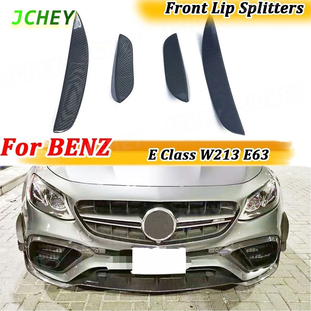 JCHEY Carbon Fiber Front Bumper Canard Trims Decoration For Mercedes Benz E Class W213 E63 AMG 2017-2019 FRP Accessories
JCHEY Carbon Fiber Front Bumper Canard Trims Decoration For Mercedes Benz E Class W213 E63 AMG 2017-2019 FRP Accessories