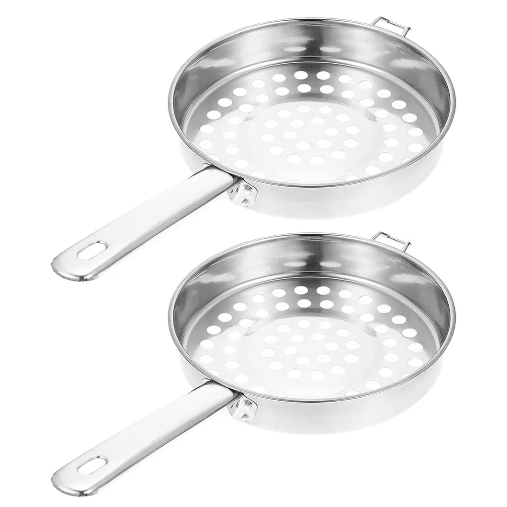 2Pcs Stainless Steel Skimmer Spoon Flat Bottom Slotted Strainer Quick Drainage Cold Shrimp Pasta Vegetable Fruit Colander
2Pcs Stainless Steel Skimmer Spoon Flat Bottom Slotted Strainer Quick Drainage Cold Shrimp Pasta Vegetable Fruit Colander