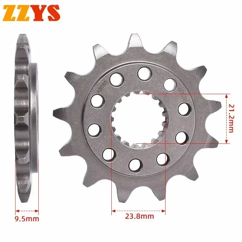 520 13T Tooth Front Sprocket Gear For Honda CRM250 CRM250K CRM250R MD24 CRM 250 ATV TRX450R TRX450 TRX 450 700 TRX700 TRX700XX
520 13T Tooth Front Sprocket Gear For Honda CRM250 CRM250K CRM250R MD24 CRM 250 ATV TRX450R TRX450 TRX 450 700 TRX700 TRX700XX