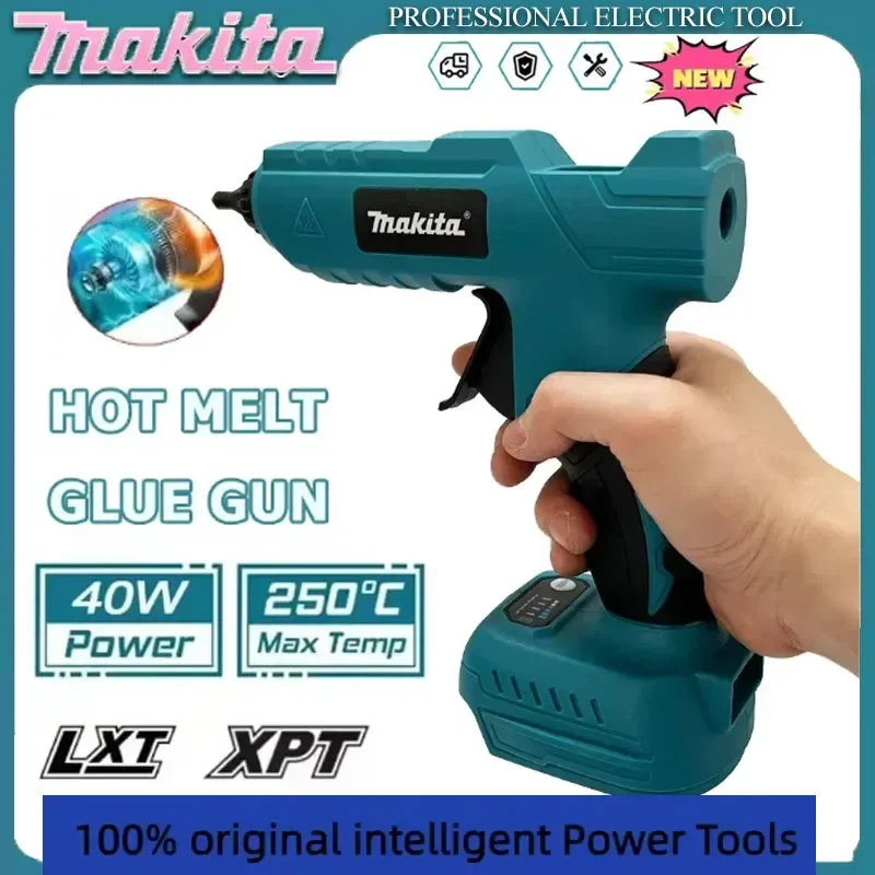 Аккумуляторный электрический клеевой пистолет Makita 18В для термоклея, 11 мм, для домашнего творчества и DIY
Аккумуляторный электрический клеевой пистолет Makita 18В для термоклея, 11 мм, для домашнего творчества и DIY