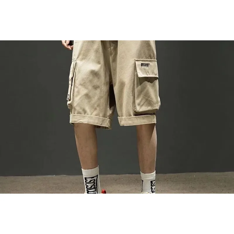 Japanese trendy pure cotton tooling shorts men's summer high-end design loose casual versatile big pocket five-point pants
Japanese trendy pure cotton tooling shorts men's summer high-end design loose casual versatile big pocket five-point pants