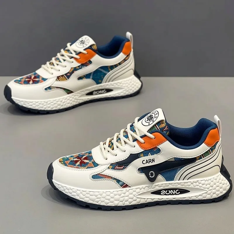 Men's Spring 2026 Fashionable Casual Running Shoes Anti-slip Sporty Popcorn Soft Bottom Printed Dad Shoes Low Cut Mesh Inner
Men's Spring 2026 Fashionable Casual Running Shoes Anti-slip Sporty Popcorn Soft Bottom Printed Dad Shoes Low Cut Mesh Inner