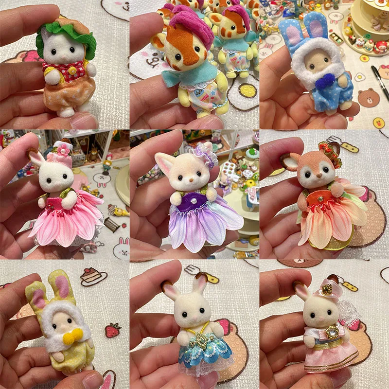 Original SYLVANIAN FAMILIES Rabbit Grove Family Doll House Flower Fairy Chocolate Rabbit Xmas Doll Girl Flocking Doll Gifts
Original SYLVANIAN FAMILIES Rabbit Grove Family Doll House Flower Fairy Chocolate Rabbit Xmas Doll Girl Flocking Doll Gifts