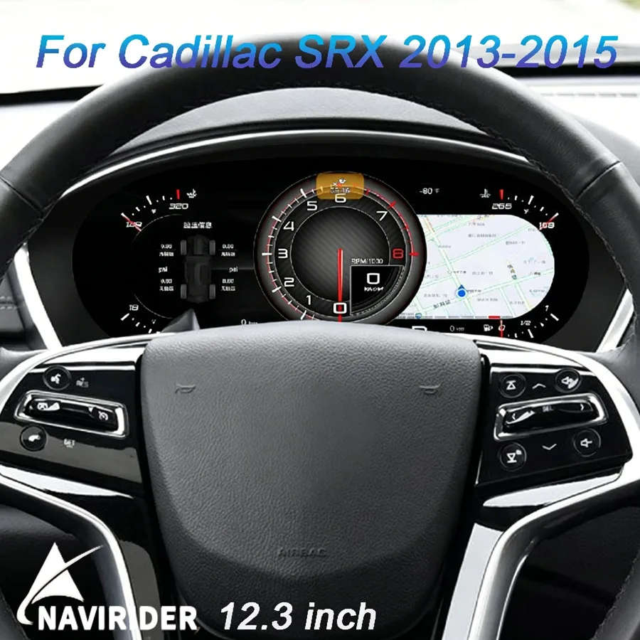 12.3'' Virtual Cockpit Digital Dashboard Upgrade Smart Instrument Cluster LCD Speedometer Screen For Cadillac SRX 2013-2015
12.3'' Virtual Cockpit Digital Dashboard Upgrade Smart Instrument Cluster LCD Speedometer Screen For Cadillac SRX 2013-2015