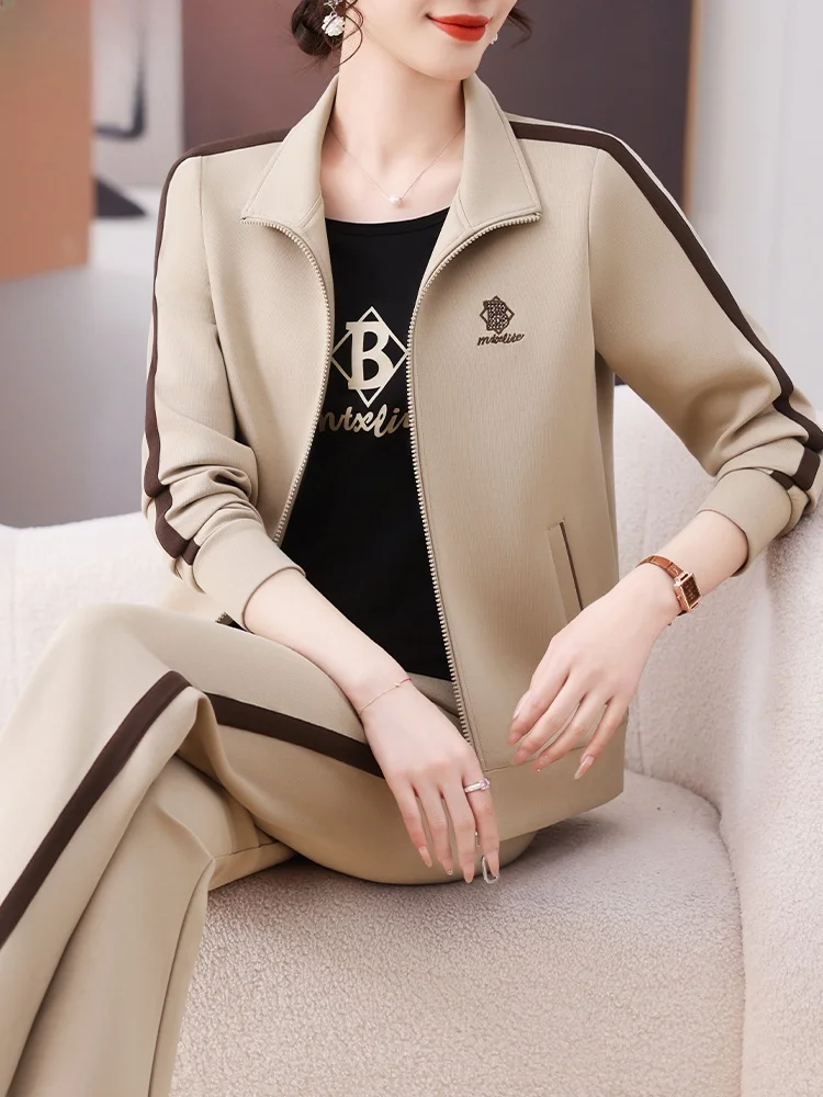 Casual Running Outfit Tee-Piece Set for Middle-Aged And ly People Spring Autumn Faion Anti-Aging Mom Clothes Large Size
Casual Running Outfit Tee-Piece Set for Middle-Aged And ly People Spring Autumn Faion Anti-Aging Mom Clothes Large Size