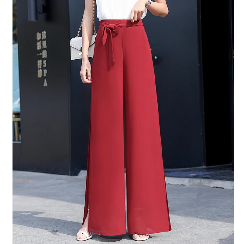 High Waist Wide Leg Pants Women's Summer 2025 New Loose Double Layer Chiffon Pants Draped Elegant Floating Straight Leg Trousers
High Waist Wide Leg Pants Women's Summer 2025 New Loose Double Layer Chiffon Pants Draped Elegant Floating Straight Leg Trousers