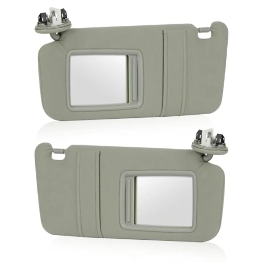 Gray Driver Left + Passenger Right Side Sun Visor Replacement Compatible with 2007 2008 2009 2010 2011 Toyota Camry with Sunroo
Gray Driver Left + Passenger Right Side Sun Visor Replacement Compatible with 2007 2008 2009 2010 2011 Toyota Camry with Sunroo