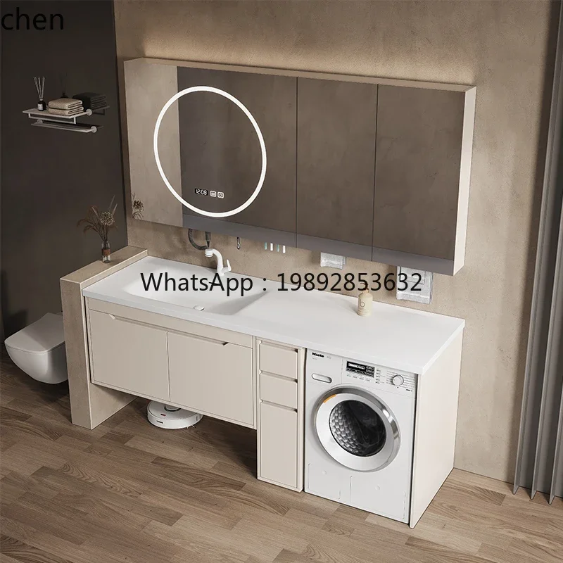 r5.13 Corian integrated basin fashion light luxury washing machine cabinet washbasin combination
r5.13 Corian integrated basin fashion light luxury washing machine cabinet washbasin combination