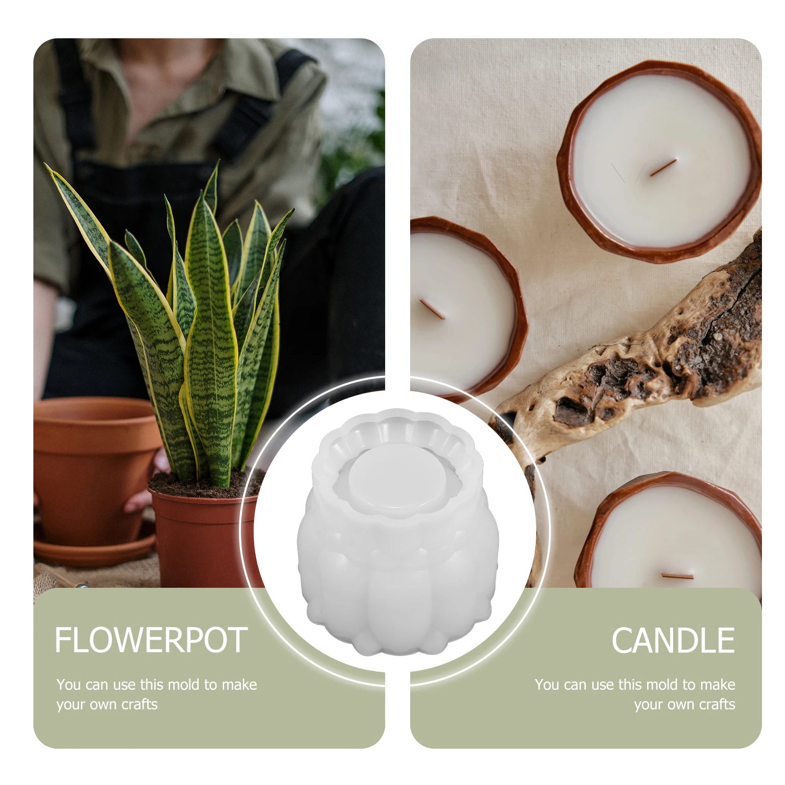 DIY Silicone Vase Reusable Smooth for Crafting Plant Pot Desktop Decor Mold Simple Vase Making Mold for Resin Clay Wax Crafts
DIY Silicone Vase Reusable Smooth for Crafting Plant Pot Desktop Decor Mold Simple Vase Making Mold for Resin Clay Wax Crafts