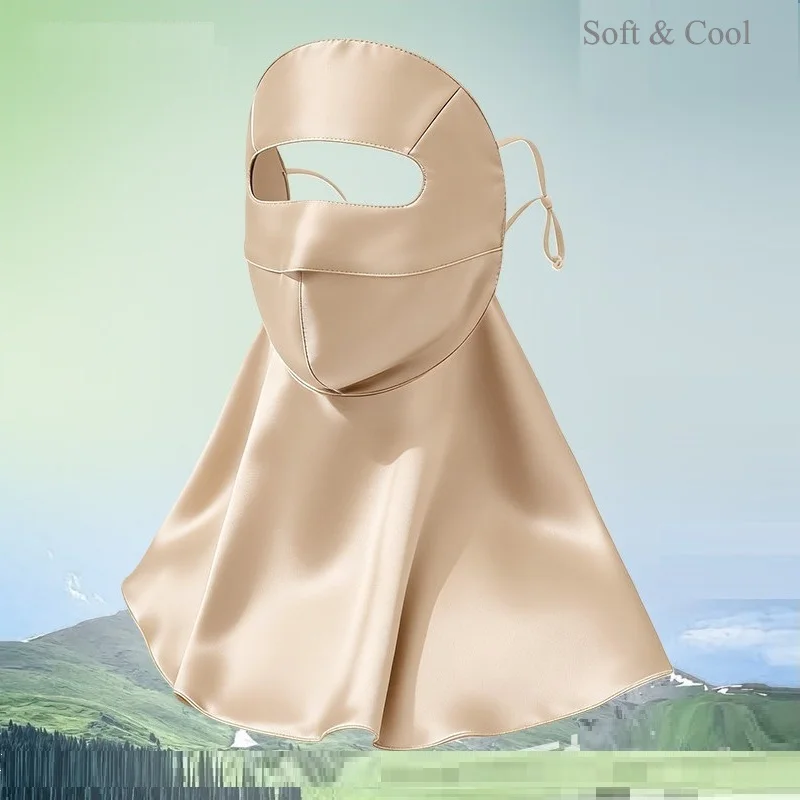 CHIC Summer 100% Silk Sun Protection Face Mask For Women Neck Cover Breathable Light Cool Extended UV Protect Scarves Outdoor
CHIC Summer 100% Silk Sun Protection Face Mask For Women Neck Cover Breathable Light Cool Extended UV Protect Scarves Outdoor