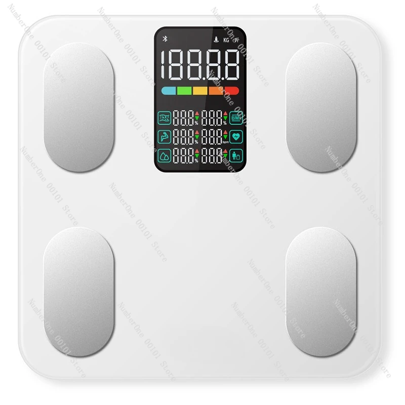 Color screen smart body fat scale, Bluetooth electronic scale, high-precision and large-scale health scale
Color screen smart body fat scale, Bluetooth electronic scale, high-precision and large-scale health scale