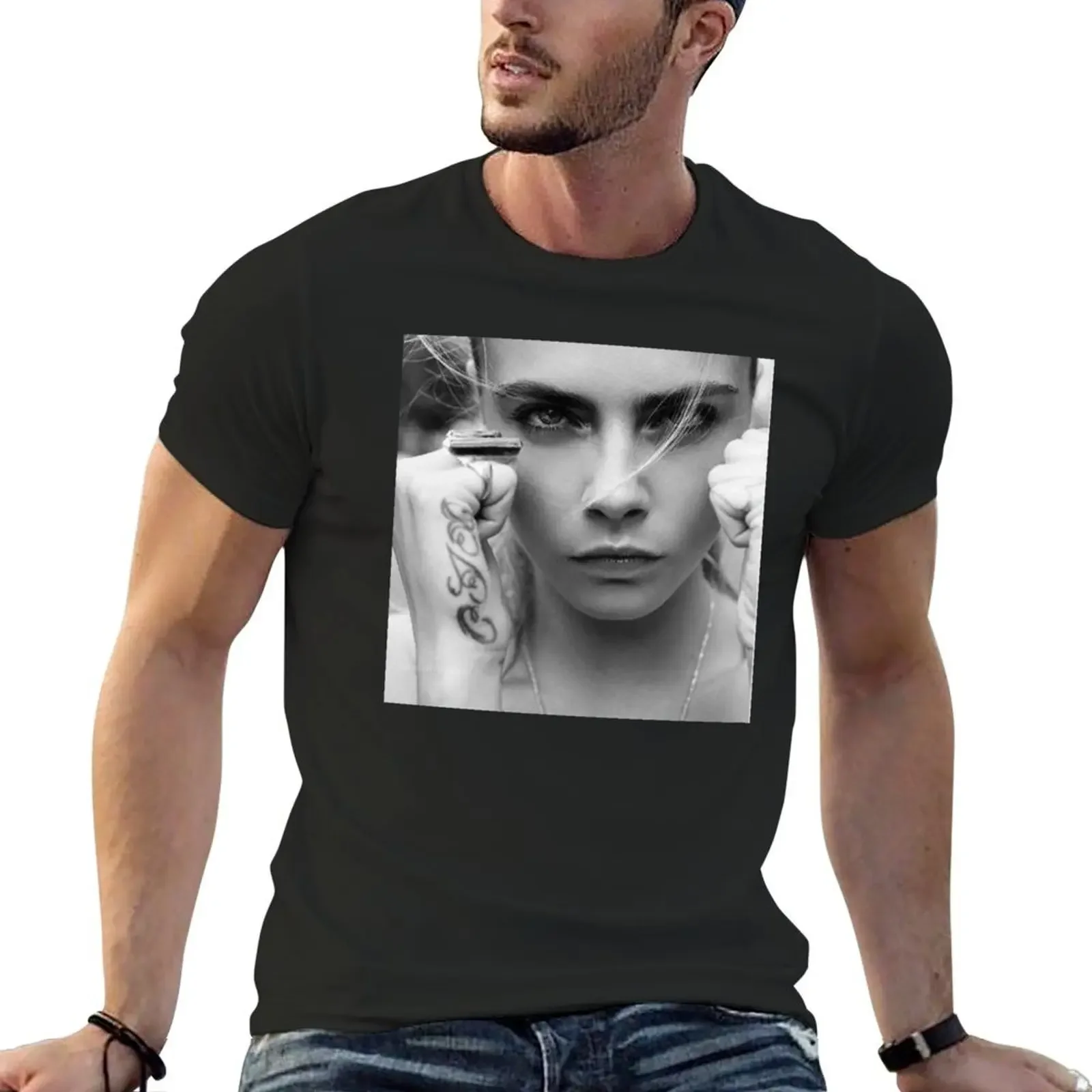 Fighter Cara Delevingne T-Shirt animal prinfor boys Louboutins t shirts men
Fighter Cara Delevingne T-Shirt animal prinfor boys Louboutins t shirts men