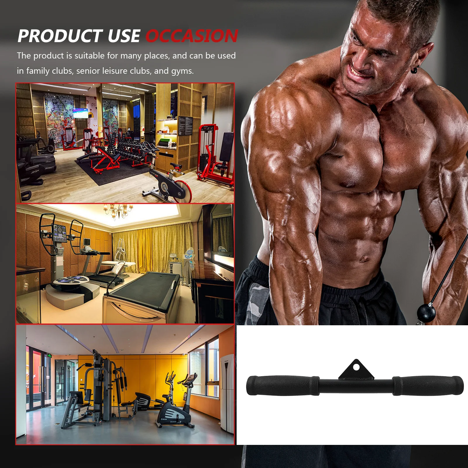 Pull Rod Grip Strength Training Lightweight Exercise Bar For Muscle Building Fitness Accessories Triceps Bicep Shoulder Tension 
Pull Rod Grip Strength Training Lightweight Exercise Bar For Muscle Building Fitness Accessories Triceps Bicep Shoulder Tension