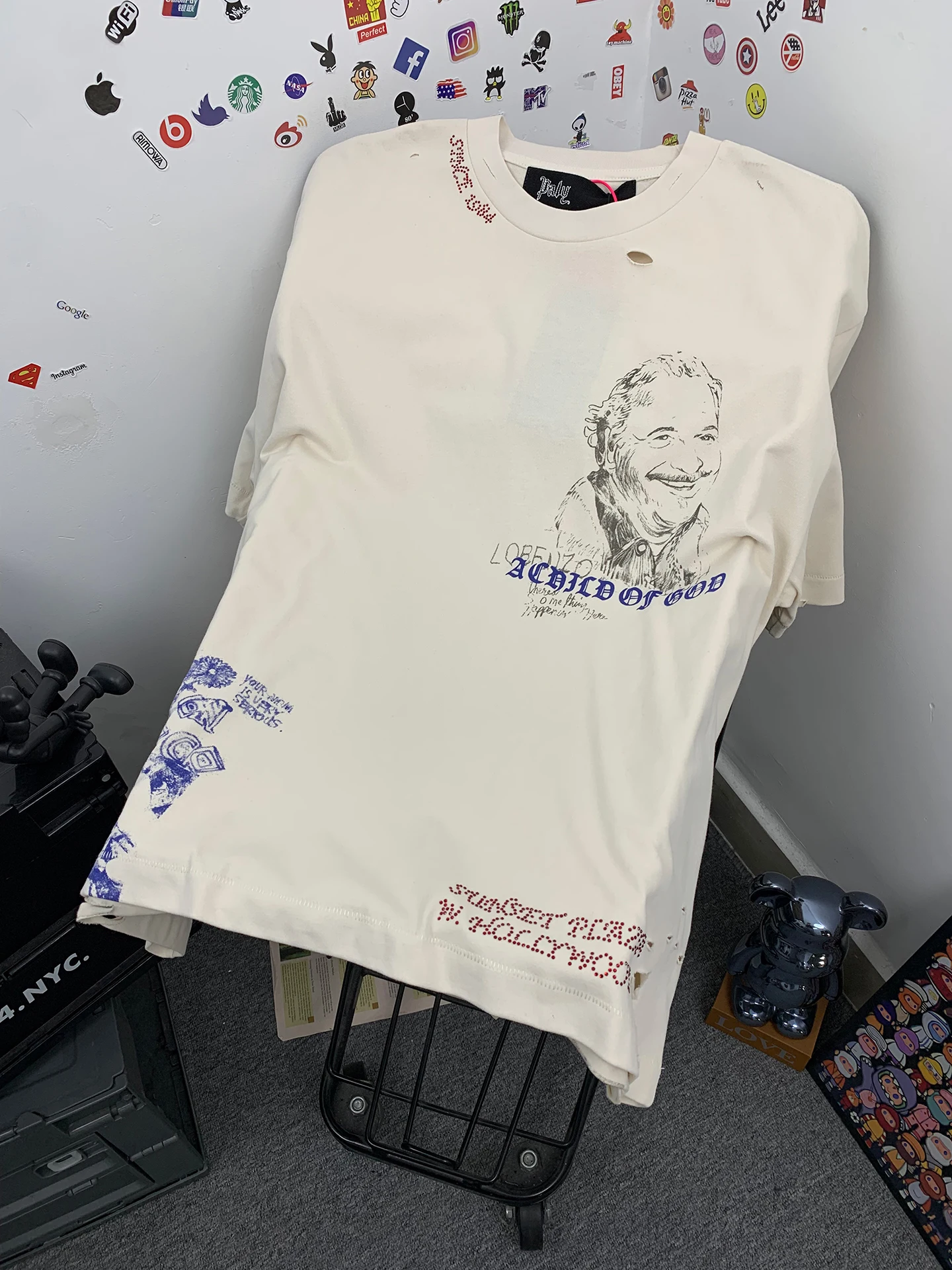 American Retro Washed Distressed Print Streetwear Loose Short Sleeve T-shirt Paly Youth Casual Cotton Breathable Summer Top
American Retro Washed Distressed Print Streetwear Loose Short Sleeve T-shirt Paly Youth Casual Cotton Breathable Summer Top