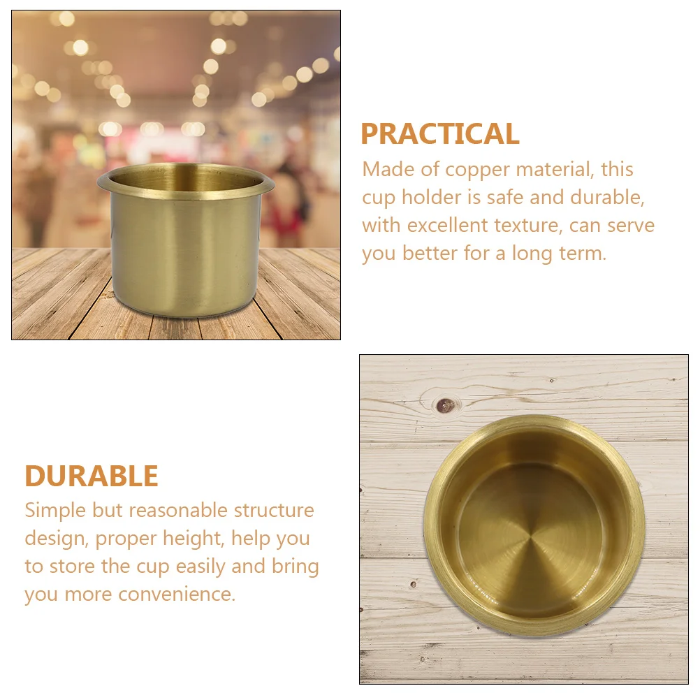 Cup Holder Insert Copper 9x5.5cm RV Yacht Boat Sofa Seat Drink Can Storage Corrosion Resistant Easy Install for Vehicle
Cup Holder Insert Copper 9x5.5cm RV Yacht Boat Sofa Seat Drink Can Storage Corrosion Resistant Easy Install for Vehicle
