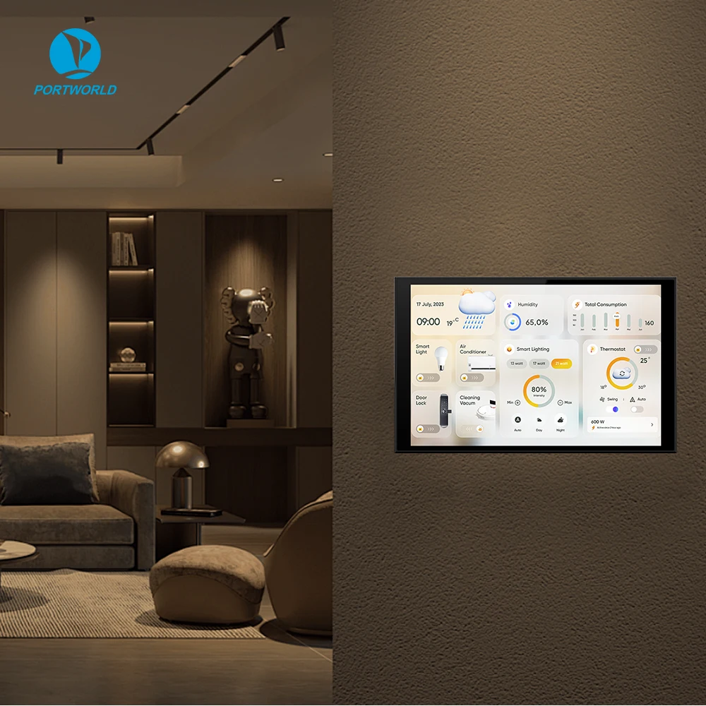 8 Inch Wall Mounted Android Tablet | Central Control Touch Screen | POE Digital Signage for Smart Home & Office
