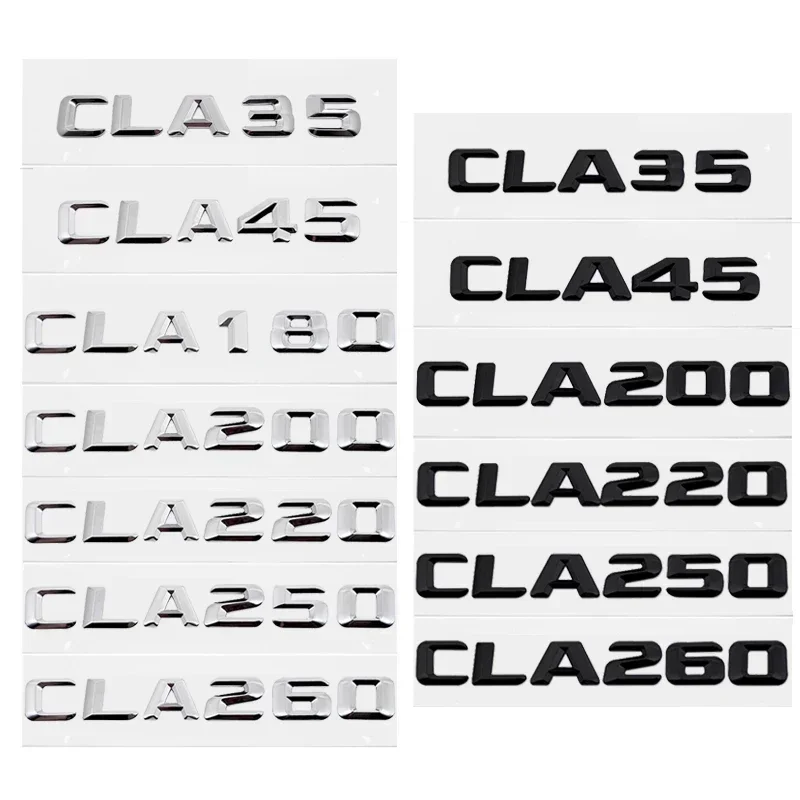 Car Rear Number Sticker Badge Trunk Decal Decoration for Mercedes Benz CLA35 CLA45 CLA180 CLA200 CLA220 CLA250 CLA260 Styling
Car Rear Number Sticker Badge Trunk Decal Decoration for Mercedes Benz CLA35 CLA45 CLA180 CLA200 CLA220 CLA250 CLA260 Styling