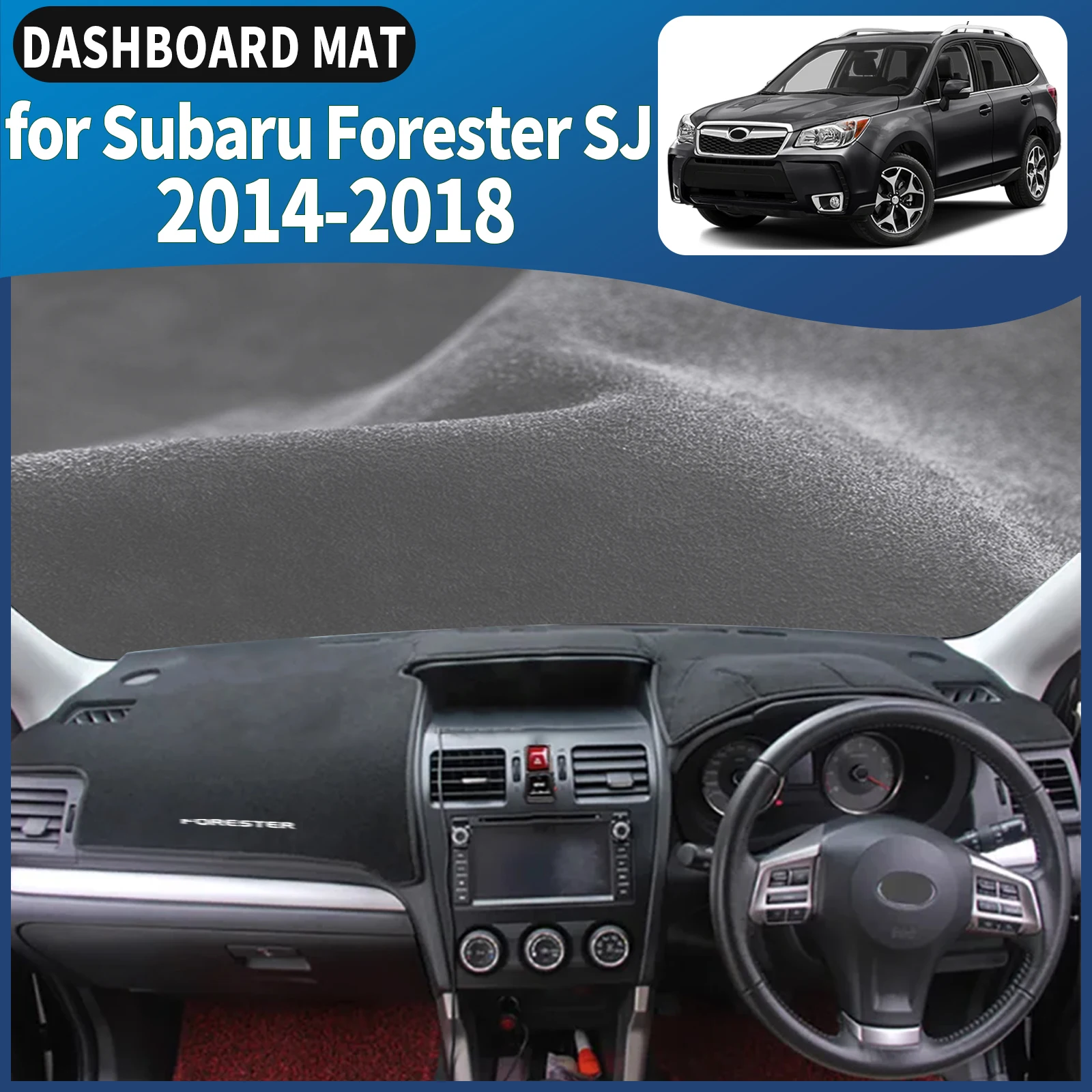 Защитный коврик на приборную панель для Subaru Forester SJ 2014-2018, накладка на панель, солнцезащитный коврик, аксессуары
Защитный коврик на приборную панель для Subaru Forester SJ 2014-2018, накладка на панель, солнцезащитный коврик, аксессуары