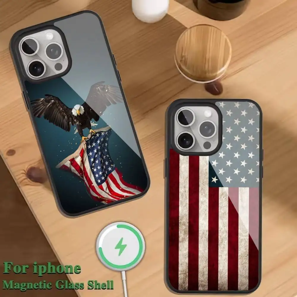 A-America USA Flag Phone Case For Magnetic Wireless Charge Cover For iphone 16 15 14 13 12 11 Pro Max Plus Coque
A-America USA Flag Phone Case For Magnetic Wireless Charge Cover For iphone 16 15 14 13 12 11 Pro Max Plus Coque