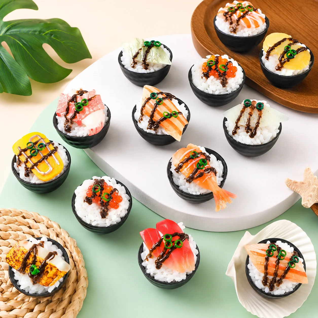 Fake Sushi Rice Covered Rice Food Model Kitchen Scene Toys Simulation Props Pendant Doll Accessories Home Decor Decorations
Fake Sushi Rice Covered Rice Food Model Kitchen Scene Toys Simulation Props Pendant Doll Accessories Home Decor Decorations