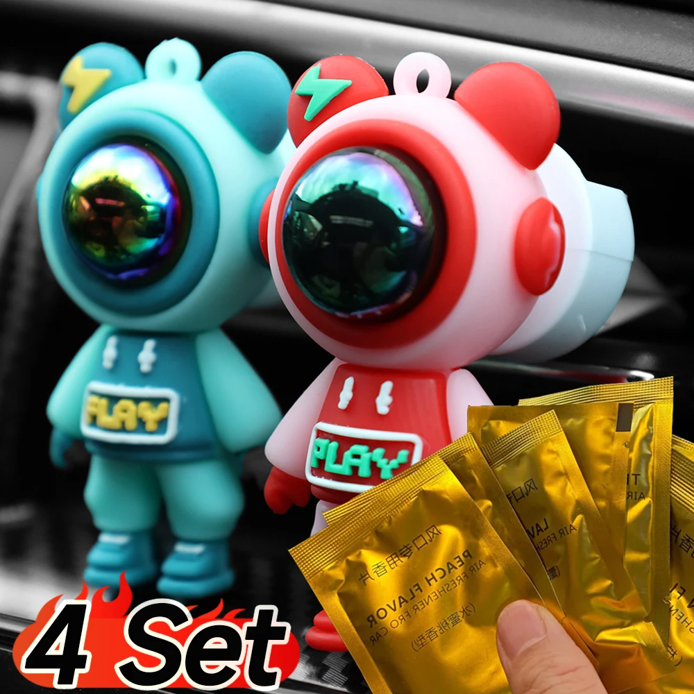 Car Air Outlet Perfume Clips Cartoon Astronaut Air-Conditioning Outlets Aromatherapy Clip Interior Accessories Air-Freshener
Car Air Outlet Perfume Clips Cartoon Astronaut Air-Conditioning Outlets Aromatherapy Clip Interior Accessories Air-Freshener