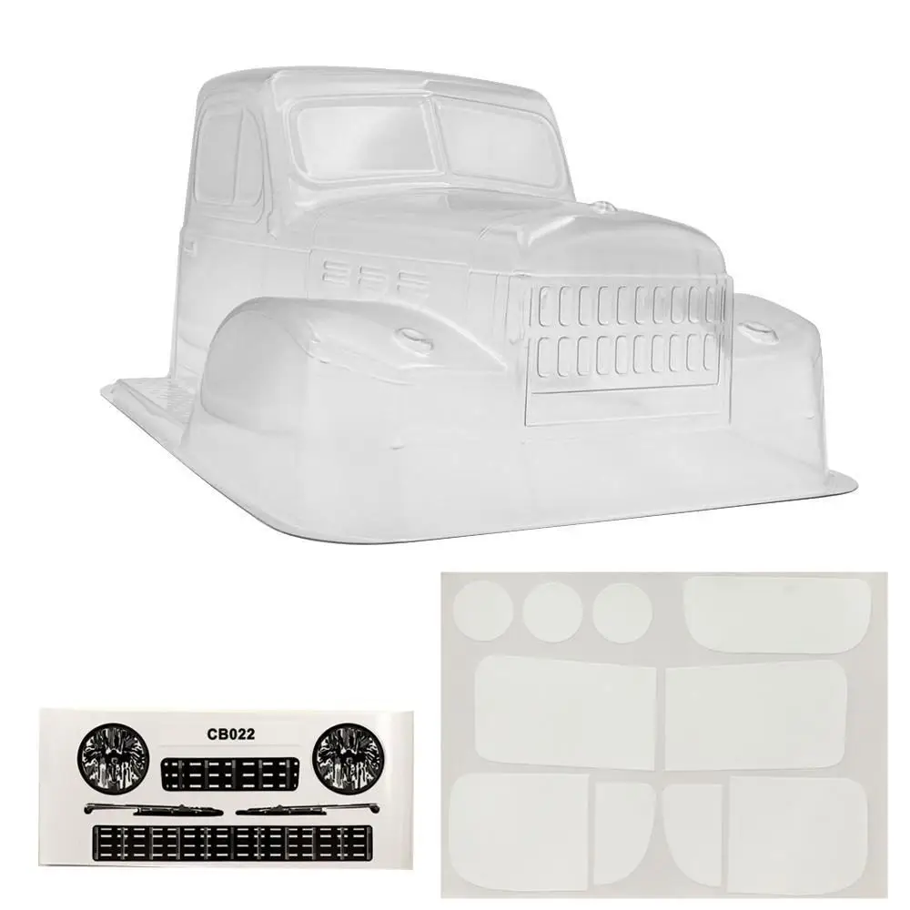 1/10 Scale Clear Dodge Power Wagon Cab Body for RC Crawler Half Cage SCX10 TRX4 Element Enduro 86100 Vaterra Ascender MST CFX
1/10 Scale Clear Dodge Power Wagon Cab Body for RC Crawler Half Cage SCX10 TRX4 Element Enduro 86100 Vaterra Ascender MST CFX