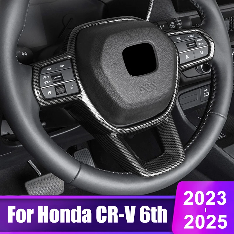 For Honda CRV 2023 2024 2025 CR-V 6th Gen Hybrid Car Steering Wheel Button Panel Cover Trim Sticker Accessories
For Honda CRV 2023 2024 2025 CR-V 6th Gen Hybrid Car Steering Wheel Button Panel Cover Trim Sticker Accessories