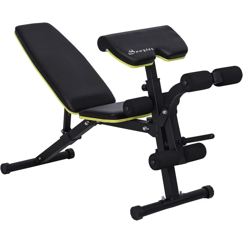 Curl and Leg Extension Adjustable Workout Bench, Ergonomic Design with Comfortable Padding, Home Gym Essential, Bumble Yellow
Curl and Leg Extension Adjustable Workout Bench, Ergonomic Design with Comfortable Padding, Home Gym Essential, Bumble Yellow
