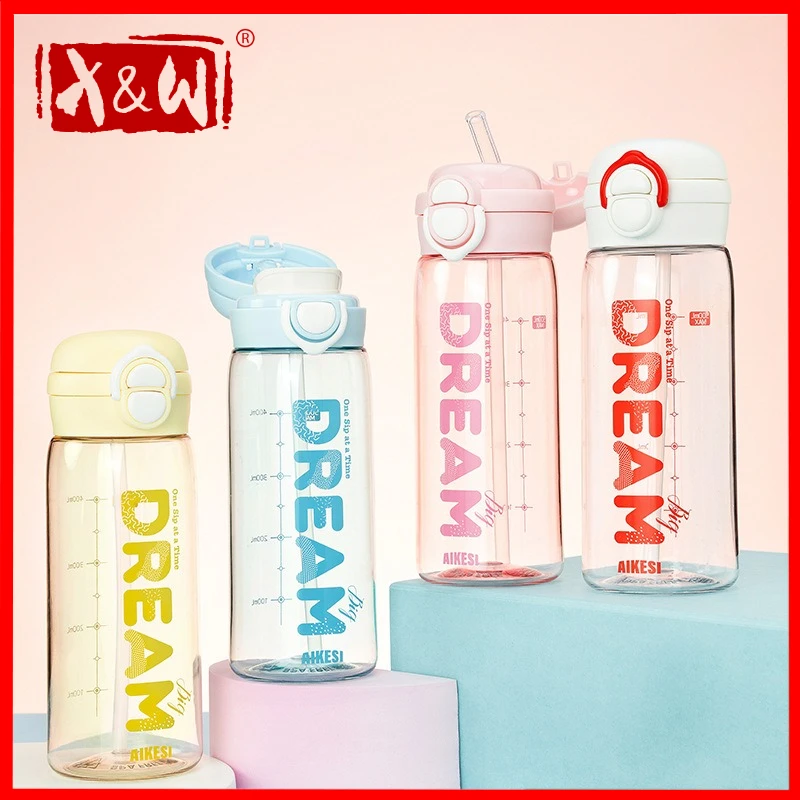 X&W 500ML Dream Double Drinking Cup Tritan+PP Minimalist Design Pop Up Straw Cup Waterbottle Outdoor Portable Straight Cup
X&W 500ML Dream Double Drinking Cup Tritan+PP Minimalist Design Pop Up Straw Cup Waterbottle Outdoor Portable Straight Cup