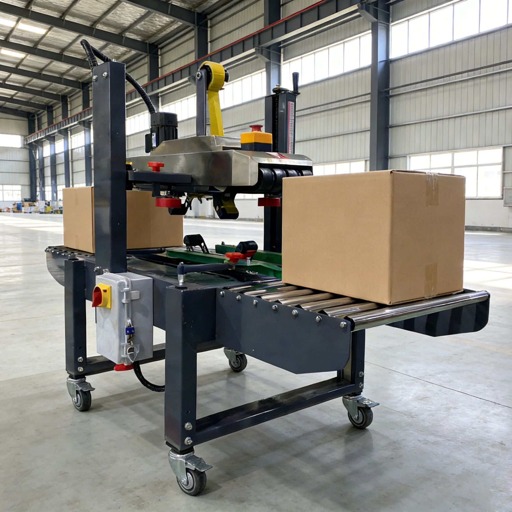 NAVI-K1 Semi-Automatic Electric Sealing Machine For Beverage Small Box Carton Case Sealers High Capacity 30-40 Boxes/Min Cold
NAVI-K1 Semi-Automatic Electric Sealing Machine For Beverage Small Box Carton Case Sealers High Capacity 30-40 Boxes/Min Cold