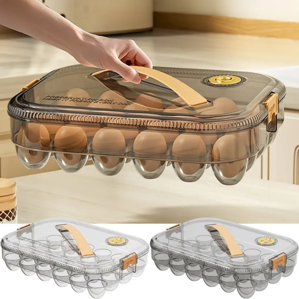 Transparent Egg Storage Box Food-grade 24 Grids Refrigerator Storage Container Space Saving With Lid Egg Rack Tray
Transparent Egg Storage Box Food-grade 24 Grids Refrigerator Storage Container Space Saving With Lid Egg Rack Tray