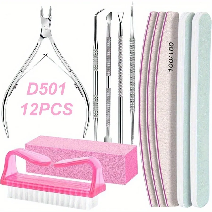 12Pcs/lot Nail Art 100/180 Grit Professional Files Buffer Sponge Block Brush Nail Scissors Kit With Cuticle Nipper Pushers
12Pcs/lot Nail Art 100/180 Grit Professional Files Buffer Sponge Block Brush Nail Scissors Kit With Cuticle Nipper Pushers