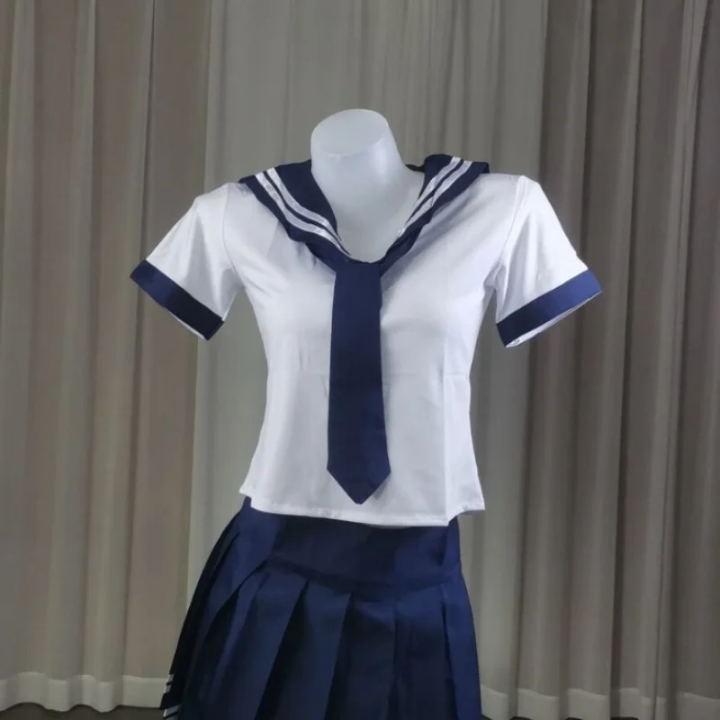 New Women'S Student Suit Pure Student Attire White And Blue School Uniform JK
New Women'S Student Suit Pure Student Attire White And Blue School Uniform JK