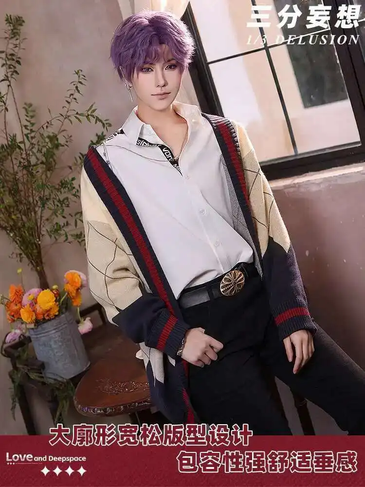 New Fiesta Carnival Costume Halloween Cos Cosplay Love And Deepspace Rafayel Qi Yu Asymmetric Romance Sweater Shirt Belt
New Fiesta Carnival Costume Halloween Cos Cosplay Love And Deepspace Rafayel Qi Yu Asymmetric Romance Sweater Shirt Belt