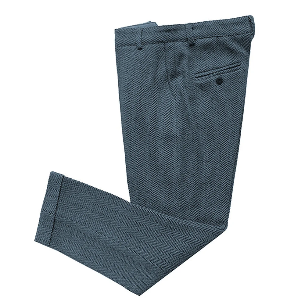 New Men's Suit Pants Slim Fit Herringbone Solid Trousers For Men Business Hemmed Pant Formal Occasion Dresses Groomsmen
New Men's Suit Pants Slim Fit Herringbone Solid Trousers For Men Business Hemmed Pant Formal Occasion Dresses Groomsmen