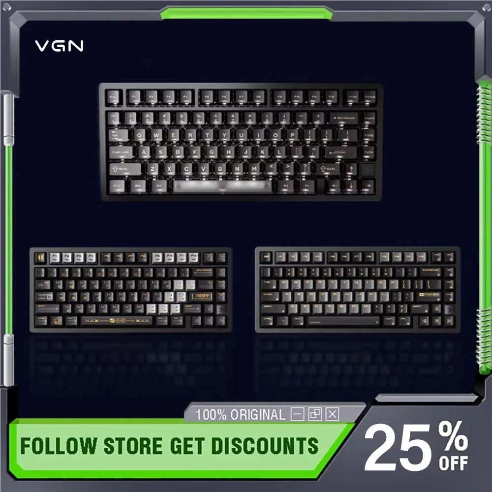 VGN Flash 75 Extreme Magnetic Axis Keyboard Wired Single Mode 8k Rate of Return 75 Pro/Ultra E-sports Mechanical Keyboard
VGN Flash 75 Extreme Magnetic Axis Keyboard Wired Single Mode 8k Rate of Return 75 Pro/Ultra E-sports Mechanical Keyboard