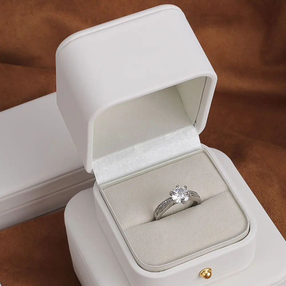 PU Leather Jewelry Gift Box Flannel Lining Multiple Specifications Jewelry Packaging Box White Ring Case Wedding
PU Leather Jewelry Gift Box Flannel Lining Multiple Specifications Jewelry Packaging Box White Ring Case Wedding