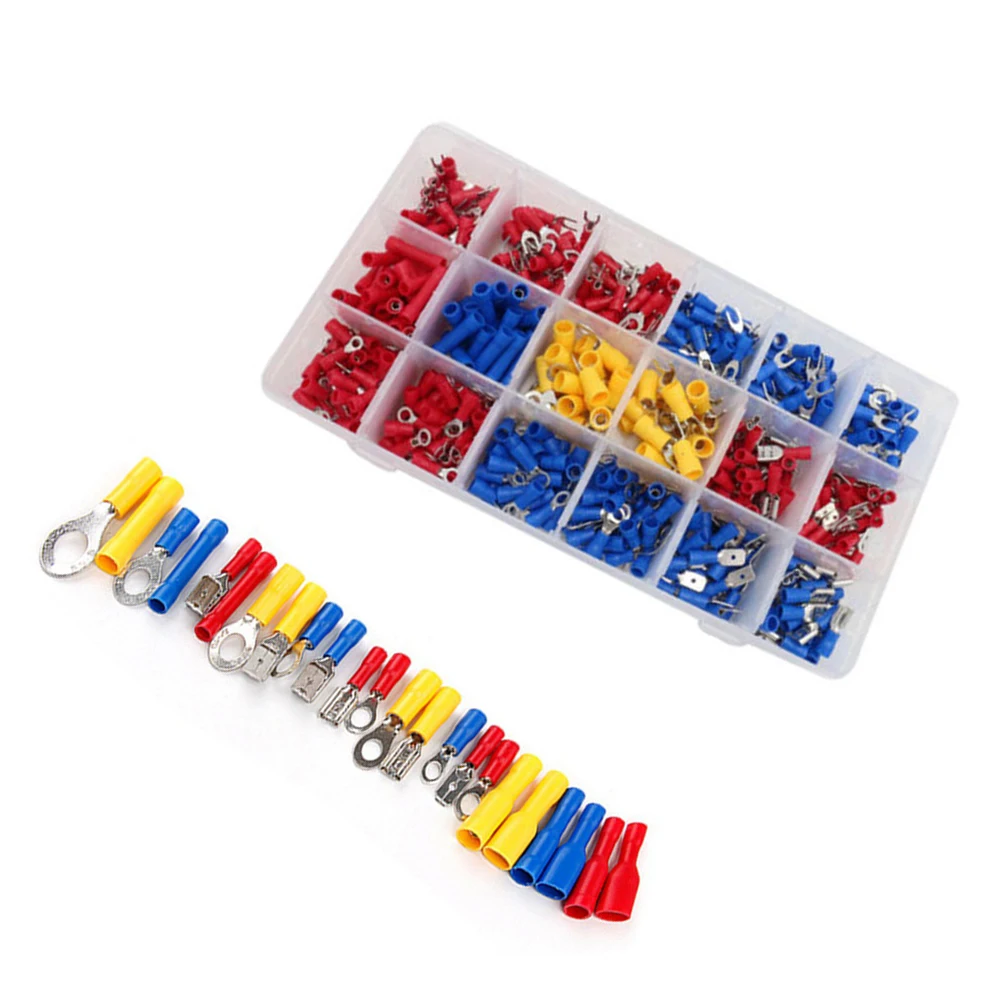520pcs Connection Terminal Combination Wire Connector Crimp Connector Electrical Connectors Color Coded Insulated Storage Case
520pcs Connection Terminal Combination Wire Connector Crimp Connector Electrical Connectors Color Coded Insulated Storage Case