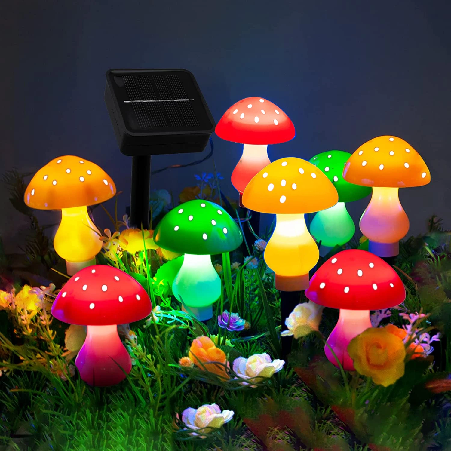Solar Mushroom String Lights Smart Light Sense Garden Lights Outdoor Waterproof Lawn Lamp Patio Yard Christmas Landscape Decor
Solar Mushroom String Lights Smart Light Sense Garden Lights Outdoor Waterproof Lawn Lamp Patio Yard Christmas Landscape Decor