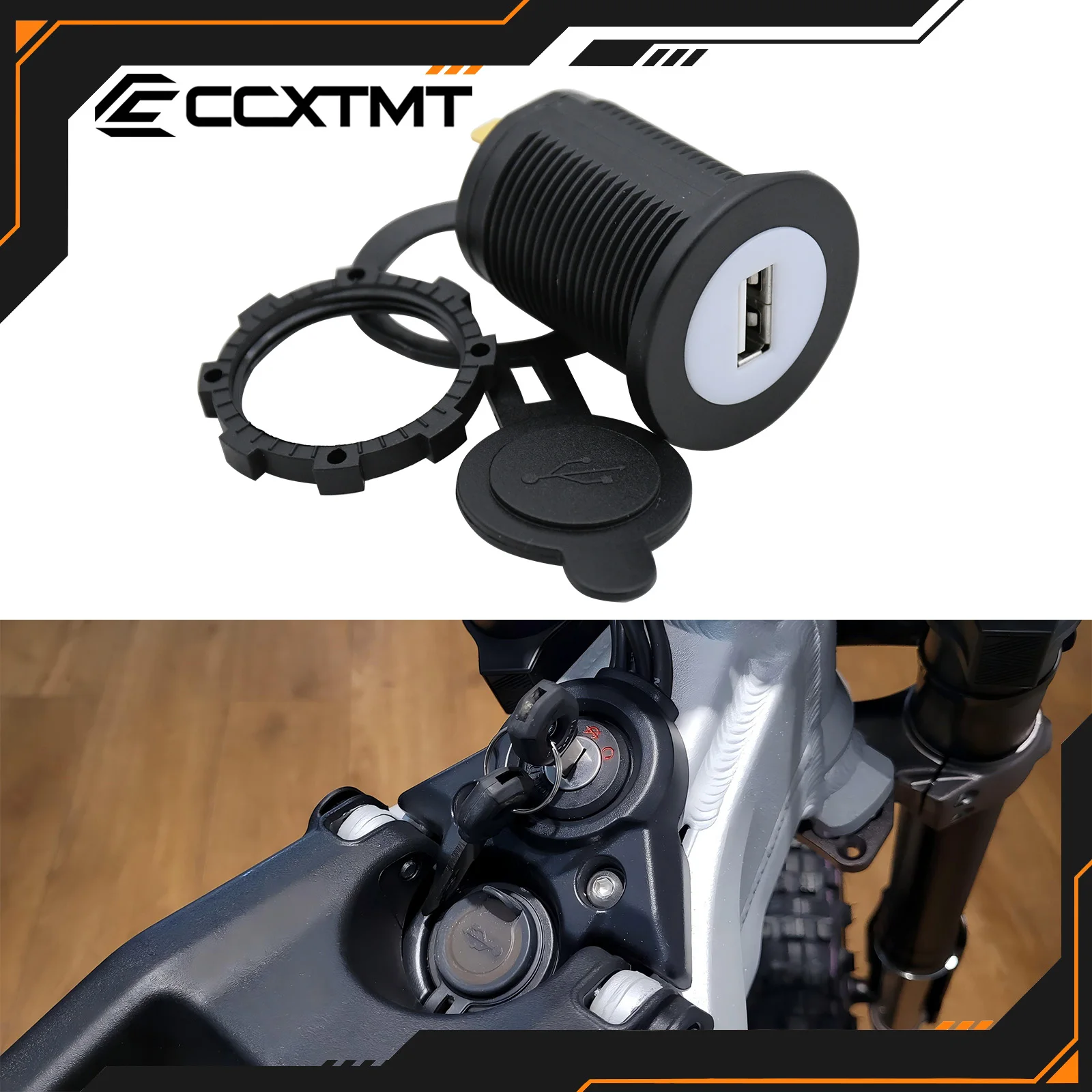 Electric Motocross Bike 5V 2.4A USB Interface For Sur Ron Sur-Ron Surron Light Bee S & Light Bee X Dirt Bike Universal Parts
Electric Motocross Bike 5V 2.4A USB Interface For Sur Ron Sur-Ron Surron Light Bee S & Light Bee X Dirt Bike Universal Parts