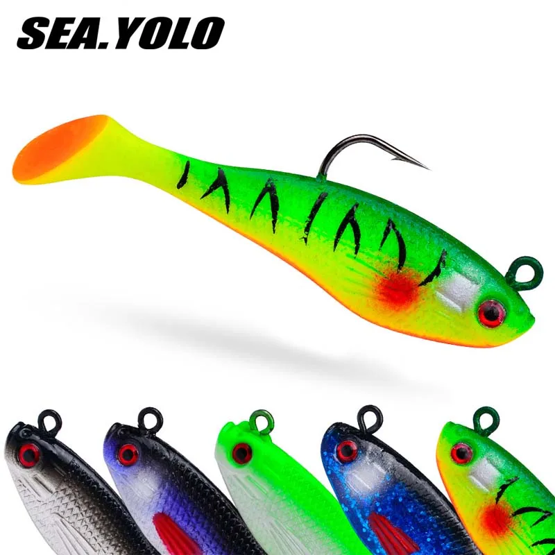 Sea.Yolo 7.5g/9.5g Fishing Lure T-tail Soft Bait Wrapped With Lead Fish Artificial Fake Bait For Sea Fishing Bait
Sea.Yolo 7.5g/9.5g Fishing Lure T-tail Soft Bait Wrapped With Lead Fish Artificial Fake Bait For Sea Fishing Bait