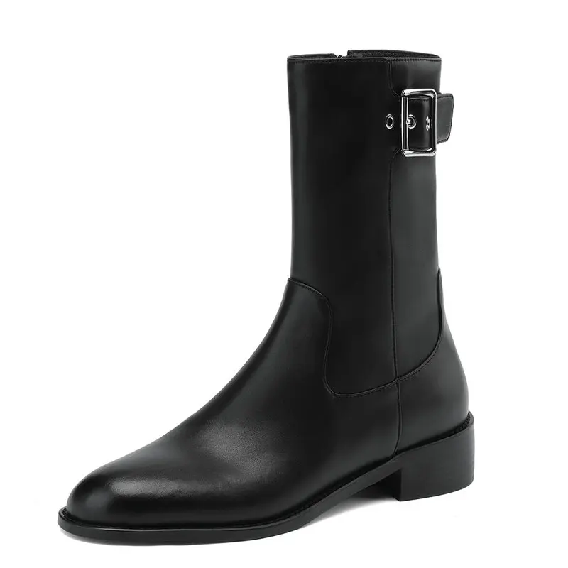 2024 Women Ankle Boots Autumn Winter Genuine Leather Zipper High Heels Casual Office Lady Shoes Woman Size 34-42
2024 Women Ankle Boots Autumn Winter Genuine Leather Zipper High Heels Casual Office Lady Shoes Woman Size 34-42