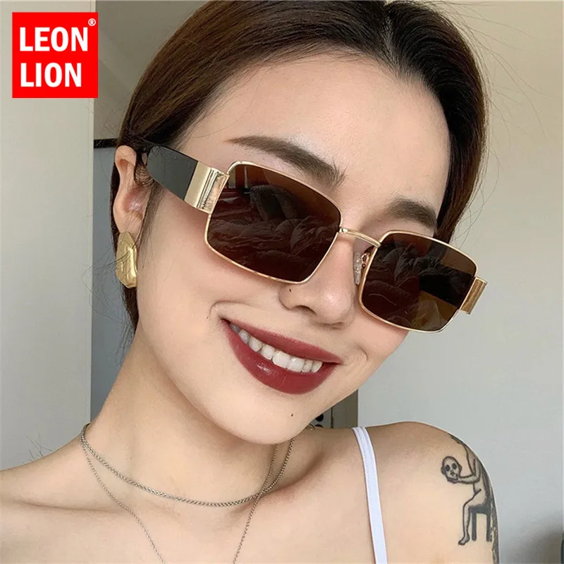 LeonLion 2023 Retro Sunglasses Women Rectangle Eyeglasses Women/Men Brand Designer Glasses Women Luxury Oculos De Sol Feminino
LeonLion 2023 Retro Sunglasses Women Rectangle Eyeglasses Women/Men Brand Designer Glasses Women Luxury Oculos De Sol Feminino