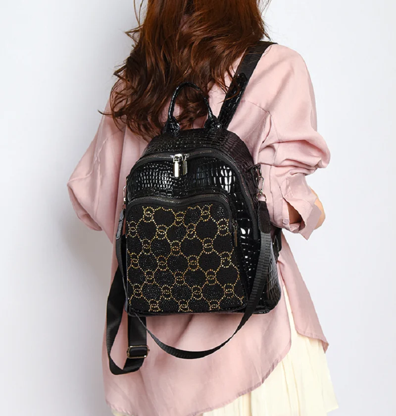 New Fashion Luxury High Quality Soft Leather Travel Backpacks Women's Large Capacity Double Shoulder Bags Laptop School Bag
New Fashion Luxury High Quality Soft Leather Travel Backpacks Women's Large Capacity Double Shoulder Bags Laptop School Bag
