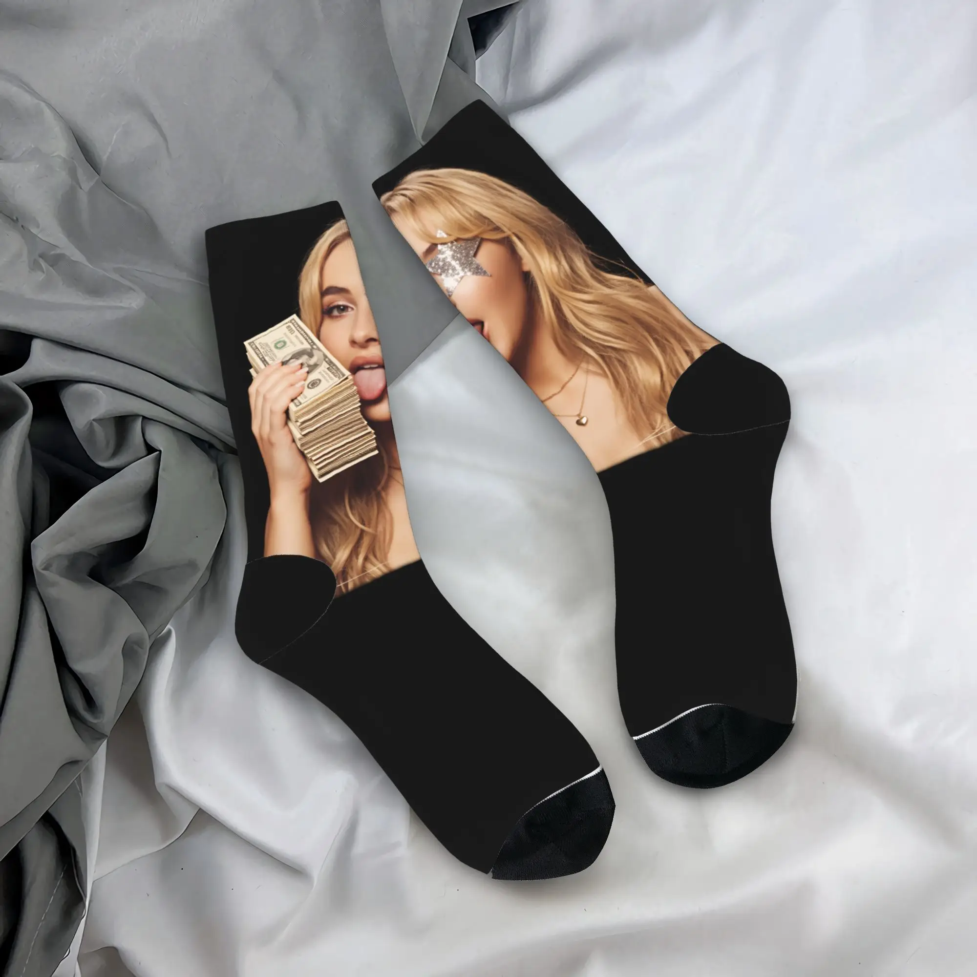 Носки Sabrina Carpenter, повседневные чулки, мягкие спортивные носки для пары, осенние противоскользящие носки с принтом
Носки Sabrina Carpenter, повседневные чулки, мягкие спортивные носки для пары, осенние противоскользящие носки с принтом