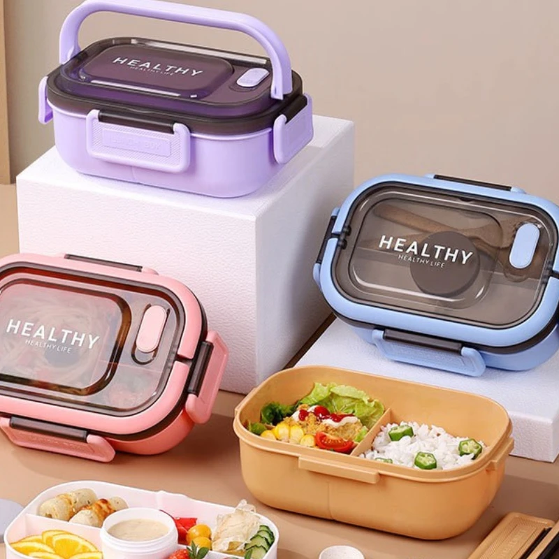 Lunch Box with Tableware for Office Workers Square Divided Microwave Oven Bento Box Leakproof Food Container for Picnic Camping
Lunch Box with Tableware for Office Workers Square Divided Microwave Oven Bento Box Leakproof Food Container for Picnic Camping