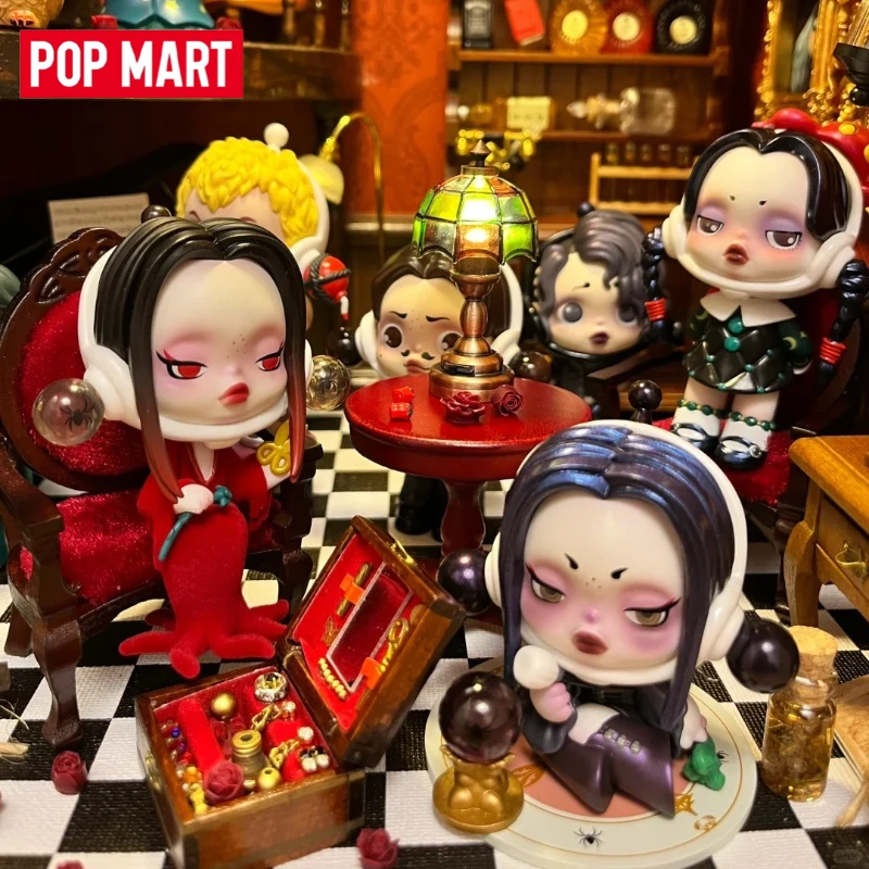 Genuine POPMART SKULLPANDA Addams Family Series Blind Box Gothic Dark Aesthetic Quirky Vintage Gothic Mansion Vibe Lucky Gift
Genuine POPMART SKULLPANDA Addams Family Series Blind Box Gothic Dark Aesthetic Quirky Vintage Gothic Mansion Vibe Lucky Gift