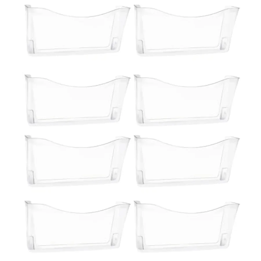 Single Pocket Hanging File Organizer, Wall Mount Paper Mails Magazines Holder, Mounted Folder Bins for Office, School and Home,
Single Pocket Hanging File Organizer, Wall Mount Paper Mails Magazines Holder, Mounted Folder Bins for Office, School and Home,