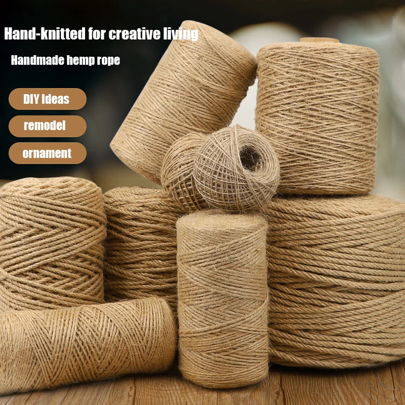 Weave Thick And Thin Jute Rope From 200 Meters To 500 Meters With Various Sizes To Choose From DIY Material Gift Decoration Rope
Weave Thick And Thin Jute Rope From 200 Meters To 500 Meters With Various Sizes To Choose From DIY Material Gift Decoration Rope
