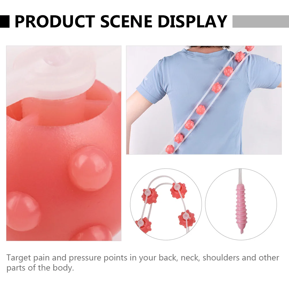 1 шт., массажер для спины, пластиковый терапевтический ролик, портативный ручной массажер для верхней и нижней части спины, облегчение боли в мышцах, веревка для офисных путешествий
1 шт., массажер для спины, пластиковый терапевтический ролик, портативный ручной массажер для верхней и нижней части спины, облегчение боли в мышцах, веревка для офисных путешествий